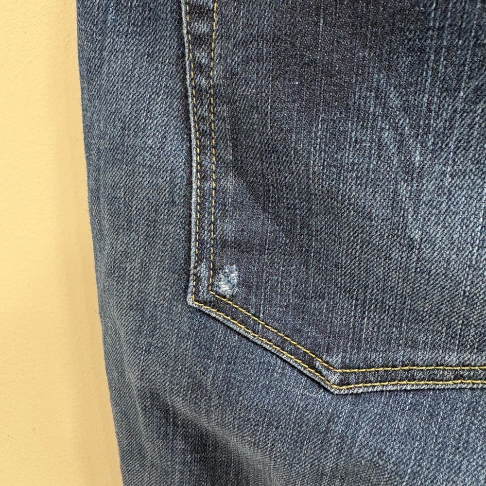 Levis Made & Crafted Pins Skinny Jeans Womens 29x32 Dark Wash Blue Made in Italy - Picture 10 of 13